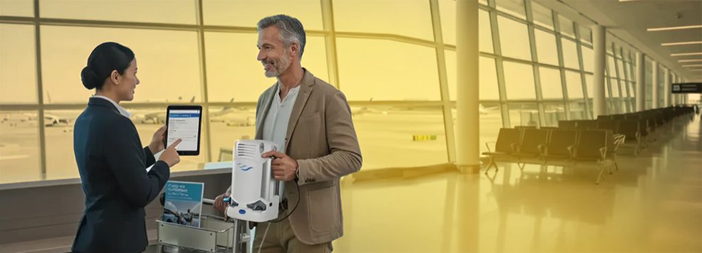 Select Flying with Confidence: Airline Rules for Travellers Using Oxygen Devices Flying with Confidence: Airline Rules for Travellers Using Oxygen Devices