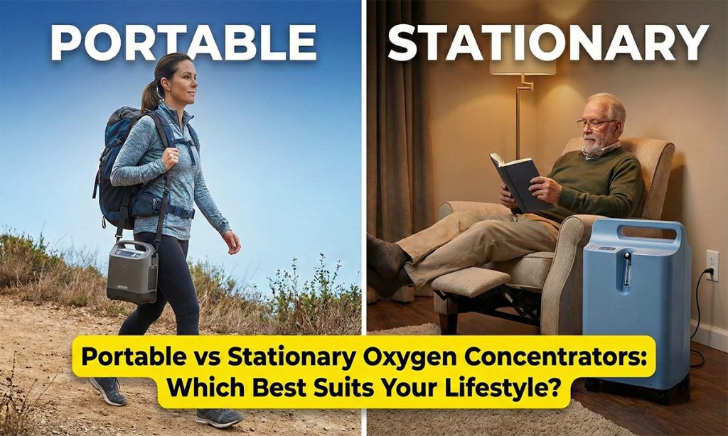 Portable vs Stationary Oxygen Concentrators Which Best Suits Your Lifestyle